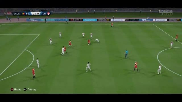 6 divizion FIFA 16 PS4 Belgium 1 - 1 Turkey The best moments смотреть онлайн