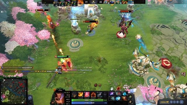 #Игра на физической Lina (Dota 2) смотреть онлайн