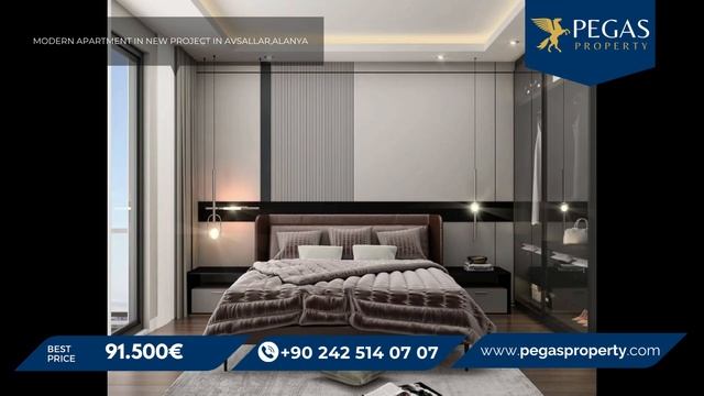 Modern Apartment In New Project In Avsallar,Alanya PGS 20822 смотреть онлайн