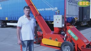 Новинка: Зернометатель ПЗС-150 "Вулкан" для загрузки барж из вагонов.