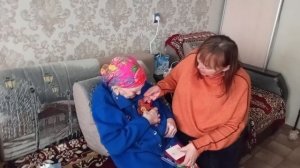 Вручение медали ко дню победы 80 лет