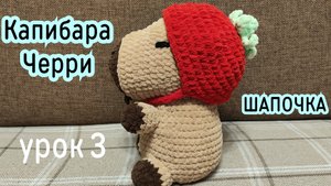 Шапочка для Капибары. Урок 3.