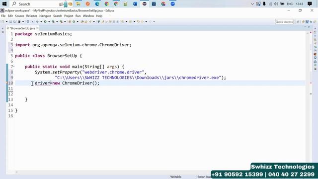 🚀 Master Selenium: Learn How to Setup Your Browser and Run Your First Test! 🚀 Swhizz Technologies