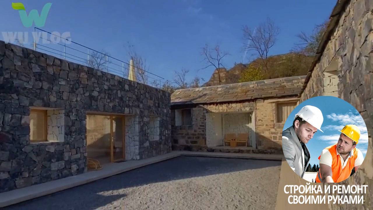 Ремонт своими руками старого дома на вершине горы, полная переделка от фундамента до новой мебели. смотреть онлайн