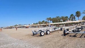 Белек прогулка по пляжу в районе отеля Belek Beach ️