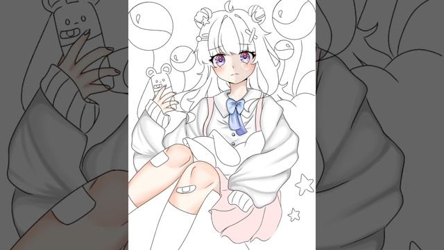 [ Ibis paint ] Shading proses || speedpaint смотреть онлайн