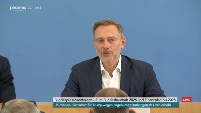 Bundeshaushalt 2025: Finanzminister Lindner stellt Regierungsentwurf vor смотреть онлайн