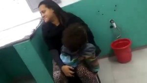 tomando injeção