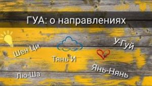 ГУА: О НАПРАВЛЕНИЯХ
