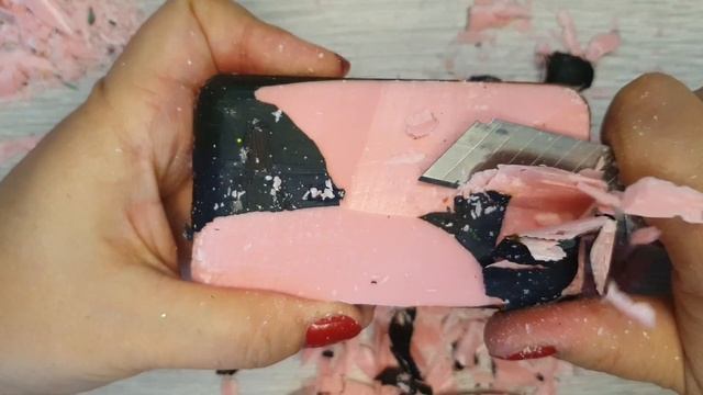 ASMR DRY SOAP CUTTING ||SATISFYING AND RELAXING SOUNDS ||Режу сухое разресованное мыло *No talking смотреть онлайн