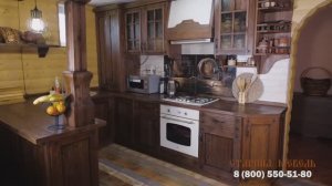 Отзыв клиента о компании Старина Мебель, кухня с барной стойкой