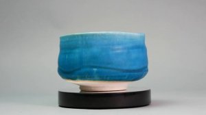 C-3038 TORUKO Blue Matcha Bowl