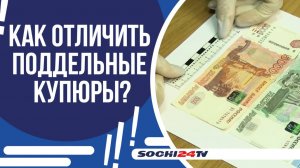 МНОГО ЛИ В СОЧИ ФАЛЬШИВЫХ ДЕНЕГ?