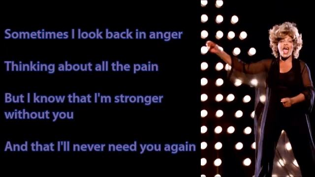 Tina Turner - When the Heartache Is Over Lyrics смотреть онлайн