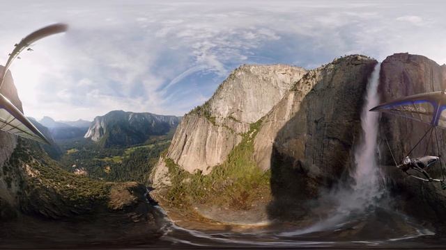 Hang Glide Over Yosemite National Park in 360 Degrees смотреть онлайн