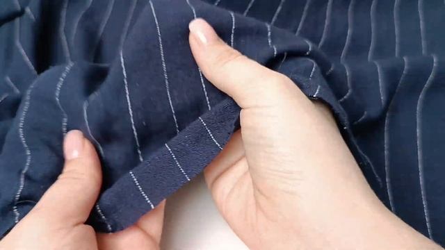 Лен вискоза Stripe-1 т.синий полоска смотреть онлайн