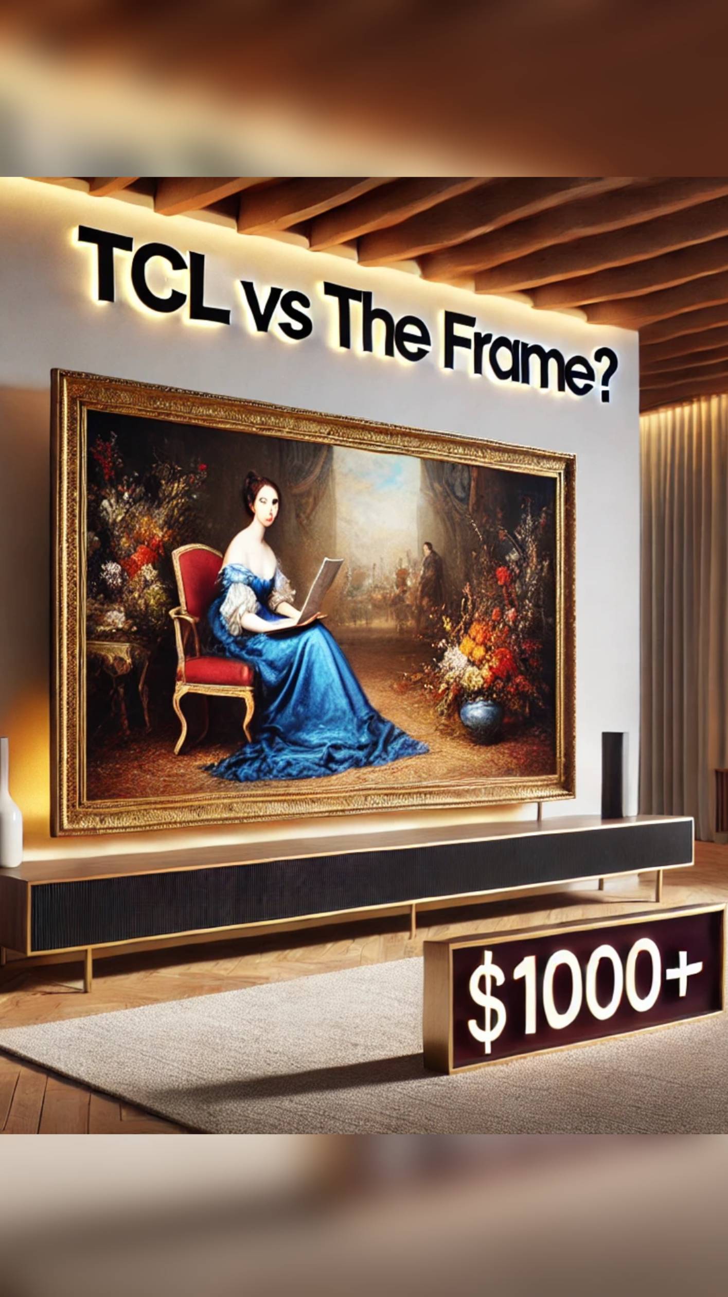TCL бросает вызов Samsung The Frame! Почти картина, но за $1000+? #TCL #Samsung #TheFrame #Телевизор
