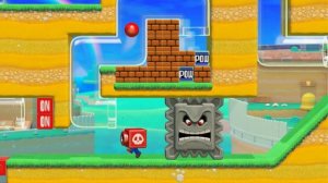 Lego Mario enters Nintendo Switch game and use all Power-Ups to save Peach Let’s see if they succee