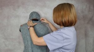 Готова спинка кардигана.
