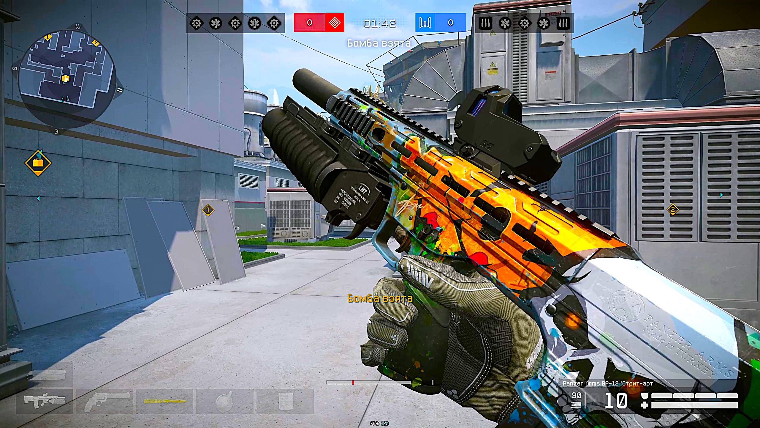 Warface (2025) - геймплей Panzer Arms BP-12 (Комментарии) смотреть онлайн