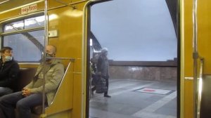 Самарское метро, поездка по участку : Юнгородок- Гагаринская . 11.10.2020