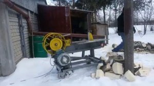 yt1s.com - Реечный дровокол  Поставь колун ржаветь