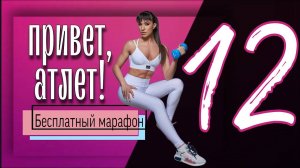 ТАБАТА тренировка без оборудования  🍑  Бесплатный марафон Привет, Атлет #12 | sindirina1