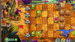 Уровень -7, Болото Юрского периода, Растения против Зомби-2