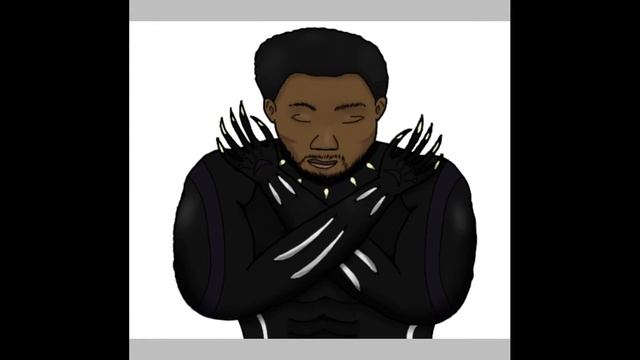 Tribute Drawing to Chadwick Boseman/Black Panther Speed draw смотреть онлайн