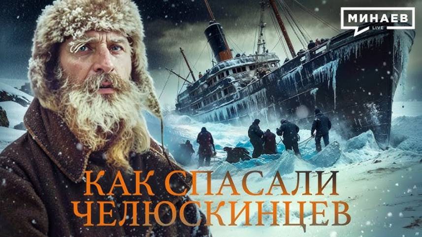 Проект 12 смотреть онлайн Челюскинцы Как сто человек выживали на льдине в Арктике @MINAEVLIVE (1080p) - см