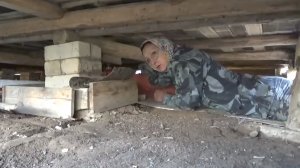 6 соток 7 ноября 2020 года. Поднимаю дом. Мир, труд, ноябрь