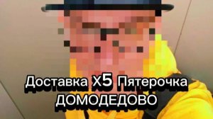 Доставка Х5 (Пятерочка) / Курьер в Домодедово