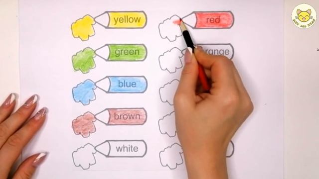 Learning colors for Kids | Red, Orange, Yellow, Green, Blue, Purple, Pink, Brown, Black, White