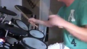 Roland V drums TD6v Kx - Beaker on the Roland V drums v1