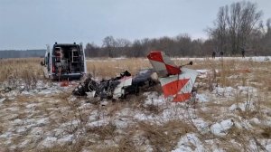 Появились кадры последствий жесткой посадки самолета в Нижегородской области