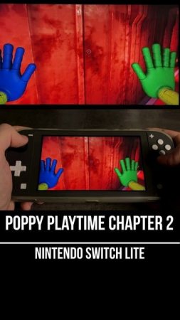 Poppy Playtime Chapter 2 Nintendo Switch Lite Gameplay