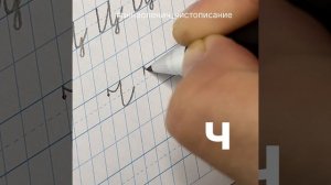 Маленькая буква Ч. Как пишется строчная/малая буква Ч