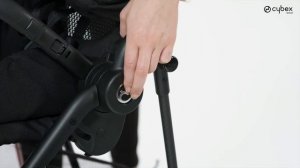 Как развернуть и установить прогулочный блок на шасси Melio и Melio Carbon CYBEX