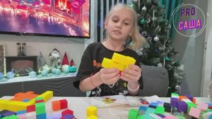 Собираем фигурки из магнитных кубиков. Игры. Конструктор. Подписывайтесь друзья!