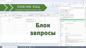 Блок Запросы. Видео справка Плагин КАЦ.