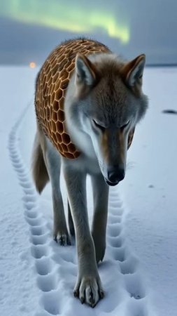 Спасаем волка от моллюсков на снегу | Быстрое спасение животных#animals #шорты