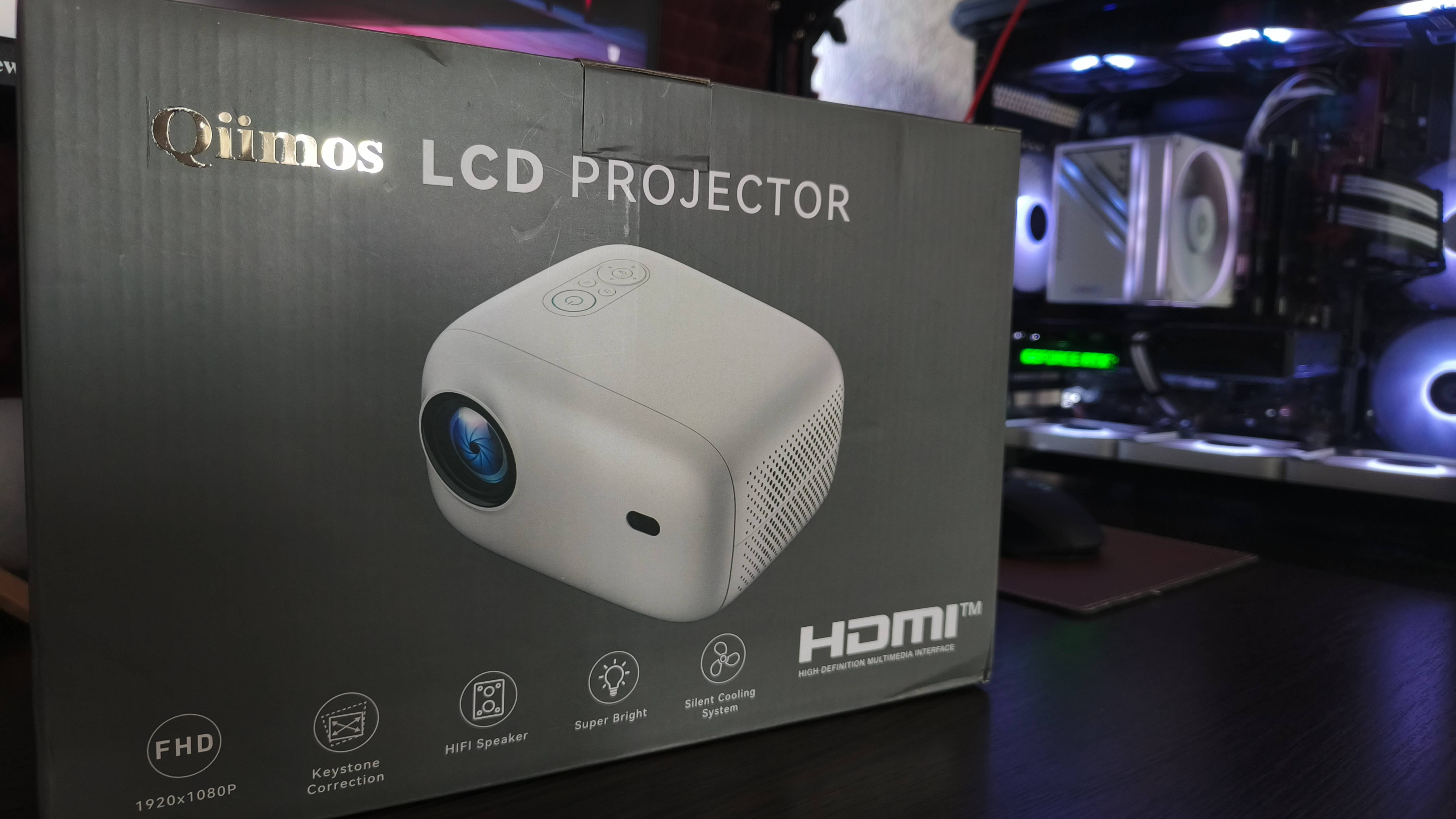 Распаковка и Обзор проектора Qiimos Q090R смотреть онлайн