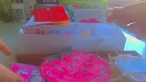 Бумажная косметика розовый бокс👅🦩🩷💓🌷