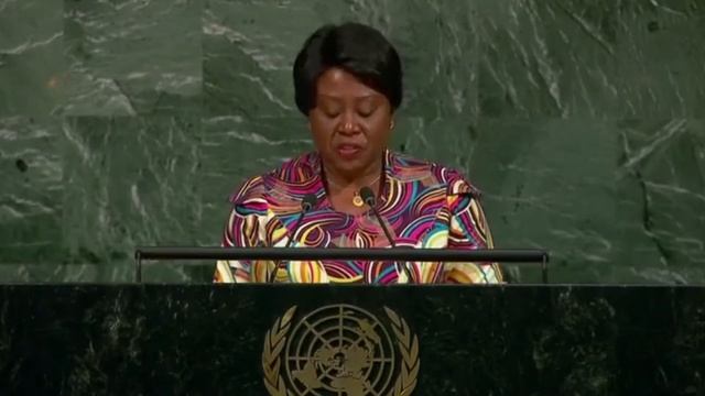 Ambassador Martha Pobee addresses Plenary Meeting of General Assembly 72nd Session United Nations смотреть онлайн