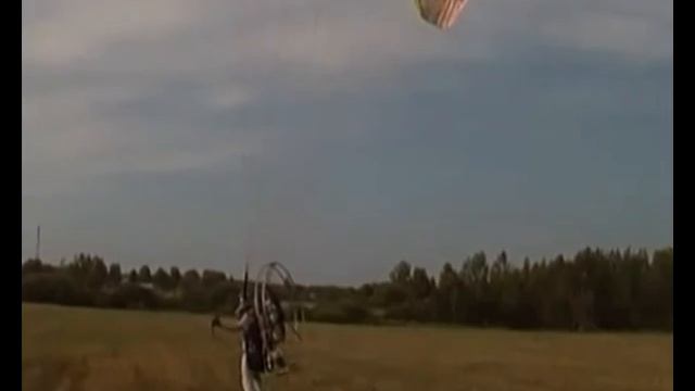 Конвейер. Отработка посадки на парамоторе. смотреть онлайн