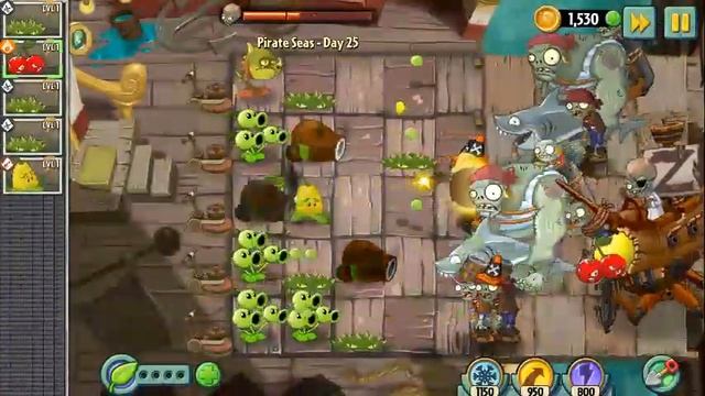 Растения против зомби 2 прохождение пиратского зомбибосса смотреть онлайн