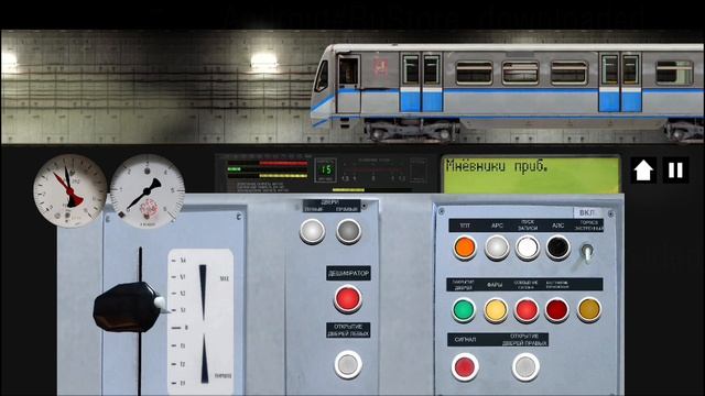 Парад Поездов Метро Москвы на БКЛ в игре СММ2д