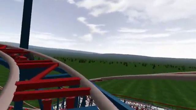 Jumbo Jet No Limits Coaster Recreation смотреть онлайн