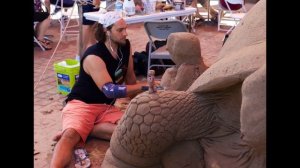 The Tortoise Sand Sculpture - Featuring Ray Villafane and Nikolay Torkhov