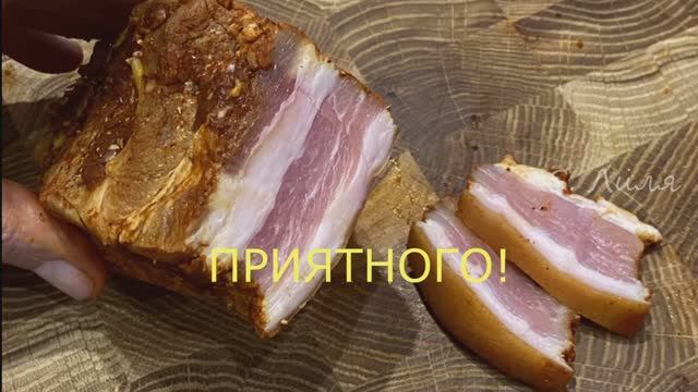 Сало в рассоле горячим способом чтобы мясная прослойка стала мягче.